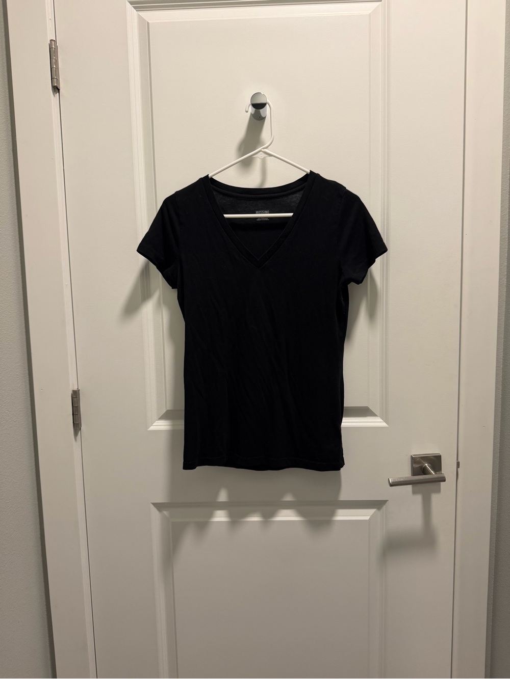 Mossimo Supply Co. Black V-Neck Short Sleeve Tee